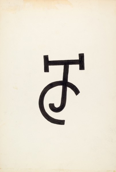 Cattle Brand, c. 1936. Creator: J.Henry Marley.
