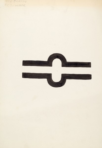 Cattle Brand, c. 1936. Creator: J.Henry Marley.