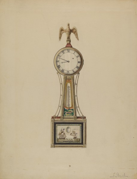 Banjo Clock, c. 1936. Creator: Nicholas Gorid.
