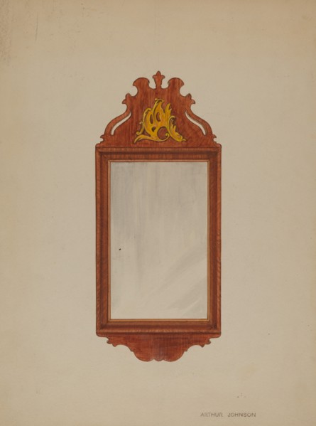 Mirror, c. 1936. Creator: Arthur Johnson.