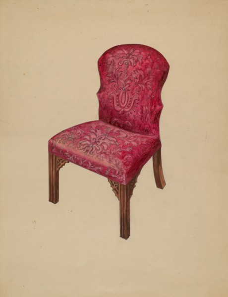 Side Chair, 1936. Creator: Arthur Johnson.