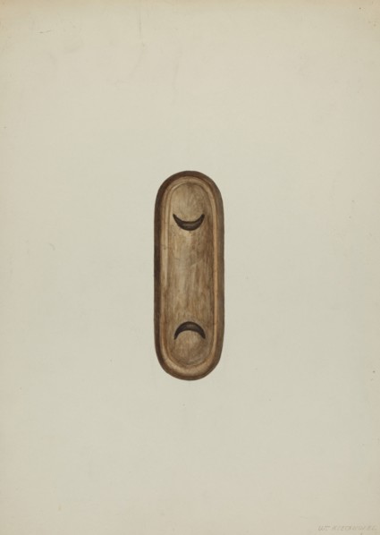 Detail, Front of Confessional, 1937. Creator: William Kieckhofel.