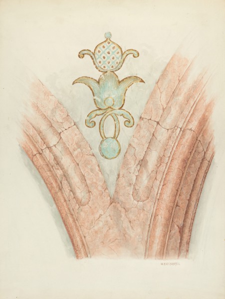 Ceiling Decoration, c. 1941. Creator: William Kieckhofel.