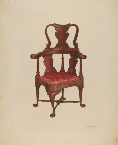Roundabout Chair, 1937. Creator: Arsen Maralian.