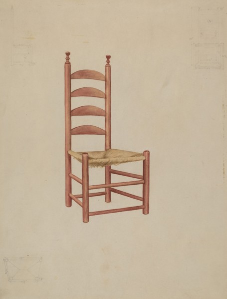 Chair, c. 1936. Creator: Samuel O. Klein.