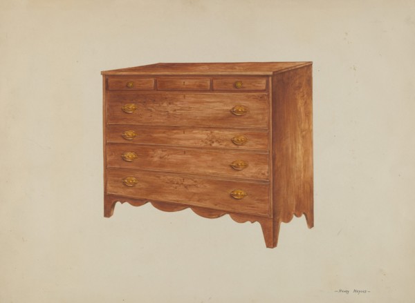 Chest, c. 1938. Creator: Henry Meyers.