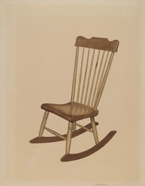Rocking Chair, 1940. Creator: LeRoy Griffith.
