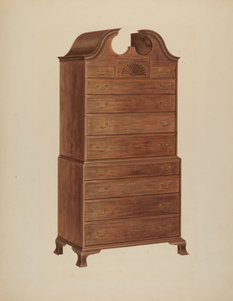 Chest-on-Chest, c. 1938. Creator: Arthur Johnson.