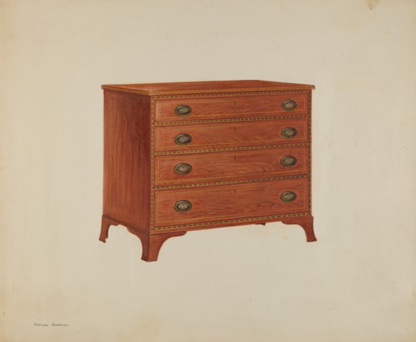 Chest of Drawers, c. 1938. Creator: Arthur Johnson.