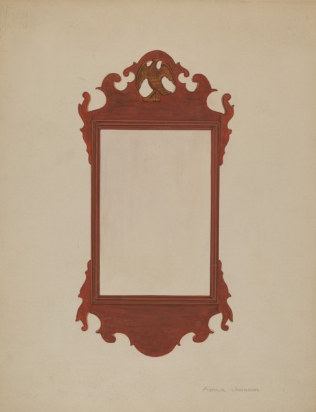Mirror, c. 1936. Creator: Arthur Johnson.
