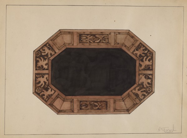 Top of Table, 1935/1942. Creator: Nicholas Gorid.