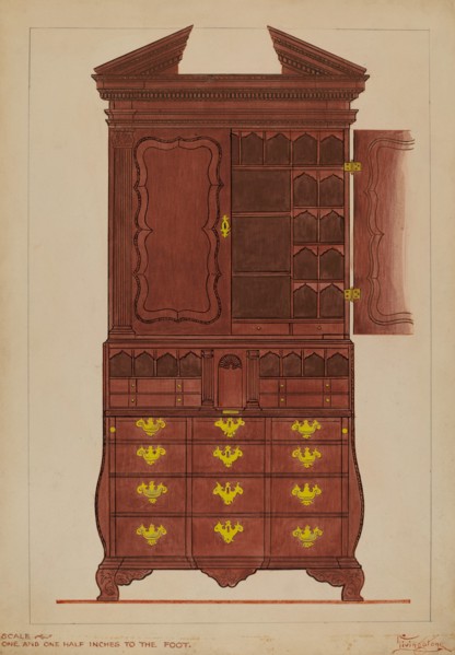 Secretary, c. 1936. Creator: Rolland Livingstone.