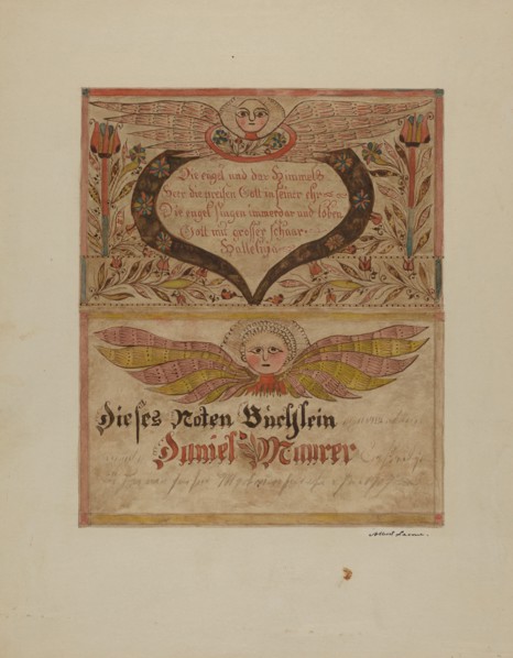 Manuscript and Miniature, c. 1937. Creator: Albert J. Levone.