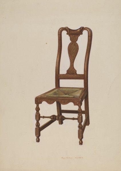 Chair, 1935/1942. Creator: Regina Henderer.