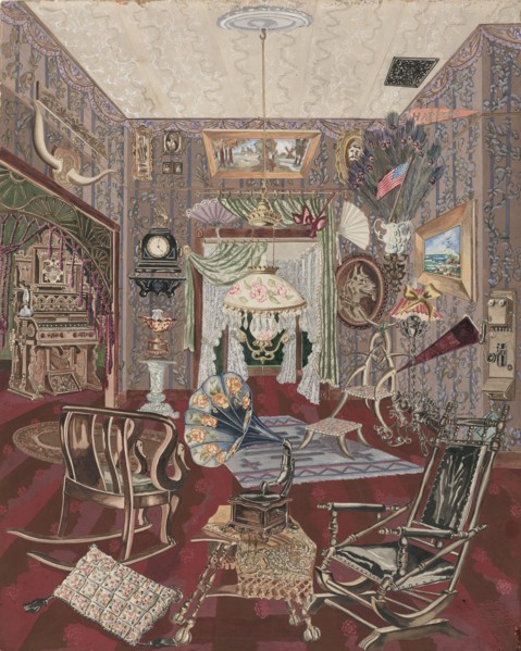 Sitting Room, 1935/1942. Creator: Perkins Harnly.