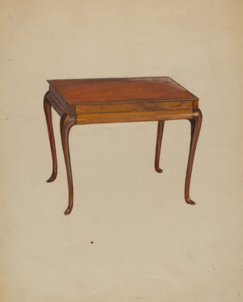 Silver Table (Tea?), 1935/1942. Creator: Meyer Goldbaum.