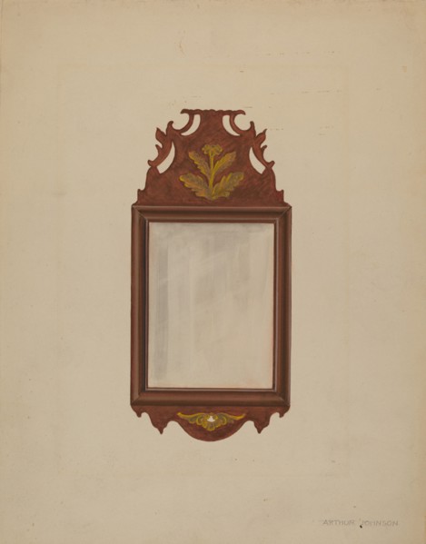Mirror, c. 1936. Creator: Arthur Johnson.
