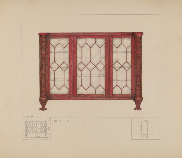 China Closet, c. 1936. Creator: Henry Meyers.