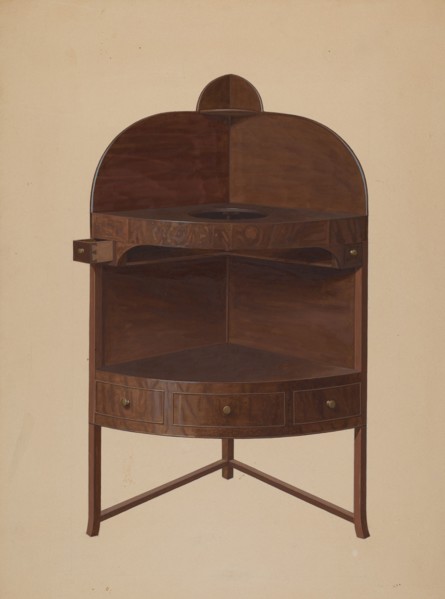 Washstand, c. 1939. Creator: Henry Moran.