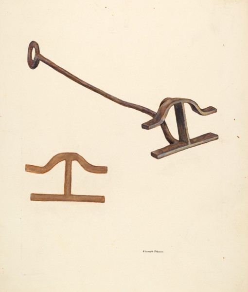 Branding Iron, c. 1942. Creator: Elizabeth Johnson.