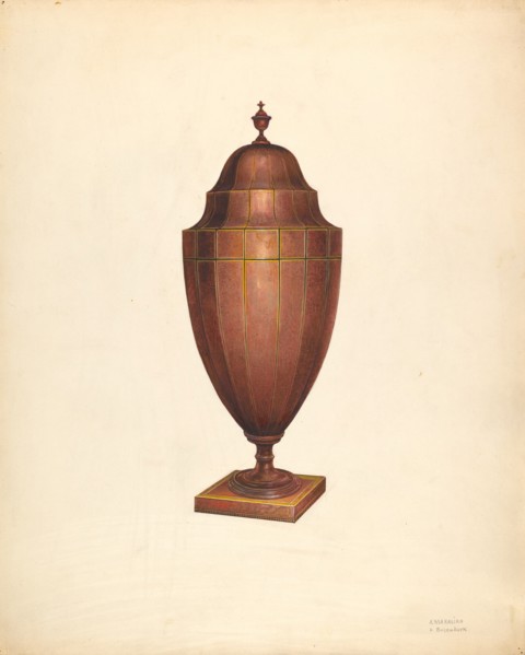 Knife and Spoon Box, c. 1938. Creators: Arsen Maralian, Ernest Busenbark.