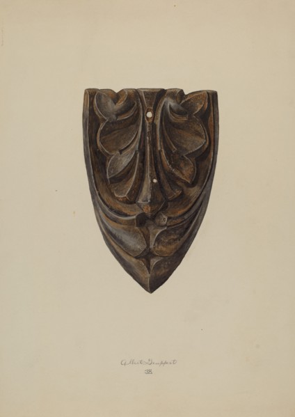 Crowning Leaf, 1938. Creator: Albert Geuppert.