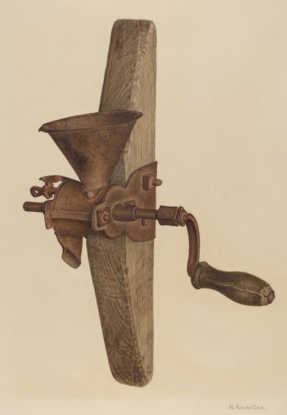 Grinder, 1935/1942. Creator: Nicholas Amantea.