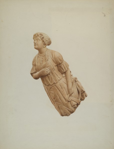 The Rhine Figurehead, 1935/1942. Creator: Rosamond P Gray.