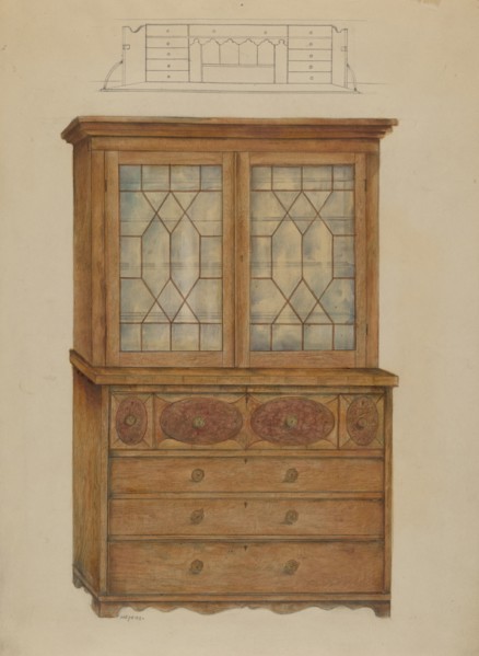 Desk, 1935/1942. Creator: Henry Meyers.