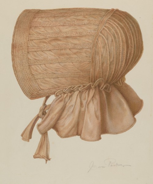 Sun Bonnet, c. 1939. Creator: Cora Parker.