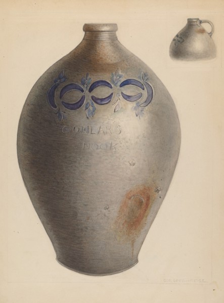 Jug, 1937. Creator: George Loughridge.