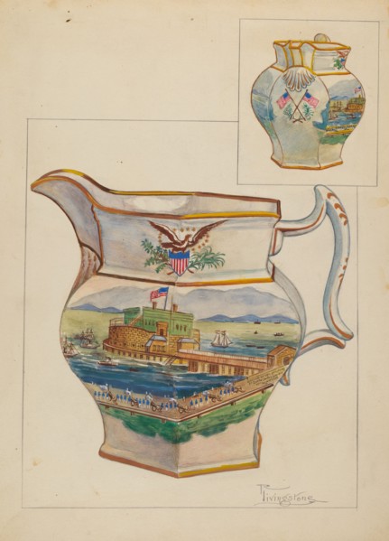 Pitcher, 1935/1942. Creator: Rolland Livingstone.