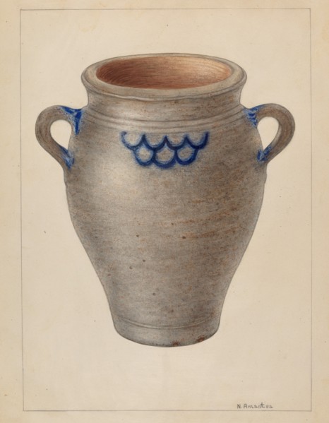 Crock, c. 1936. Creator: Nicholas Amantea.
