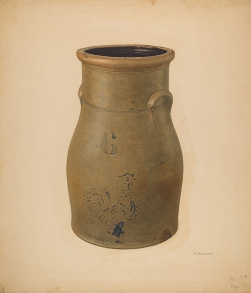 Churn, c. 1938. Creator: Nicholas Amantea.
