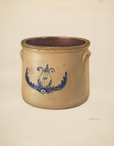 Crock, c. 1939. Creator: Nicholas Amantea.