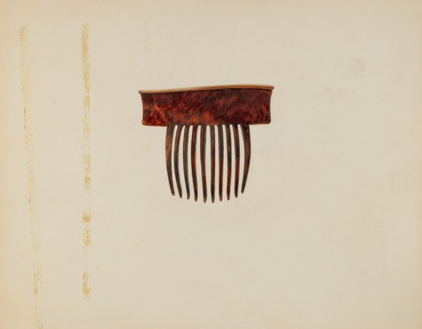 Comb, c. 1940. Creator: Irene Lawson.