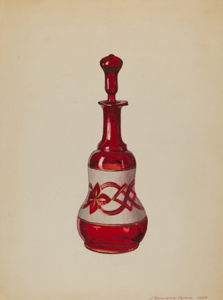 Bottle, 1937. Creator: J. Howard Iams.