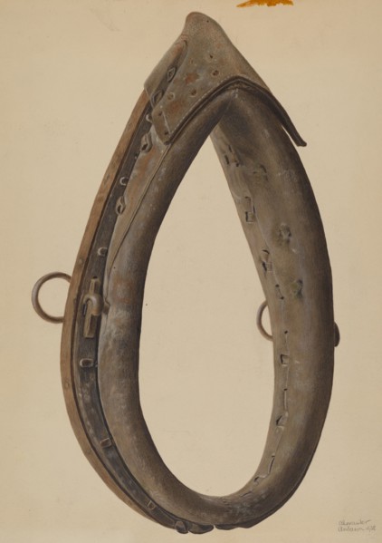 Ox Collar, 1938. Creator: Alexander Anderson.