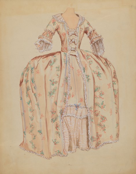 Dress, c. 1936. Creator: Dorothy Gernon.