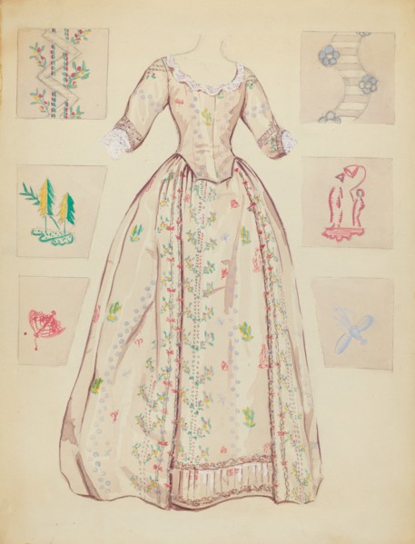 Gown, c. 1936. Creator: Dorothy Gernon.