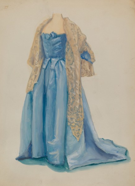 Dress, c. 1936. Creator: Marie Mitchell.