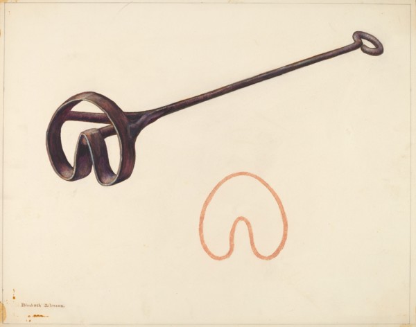 Branding Iron, c. 1942. Creator: Elizabeth Johnson.