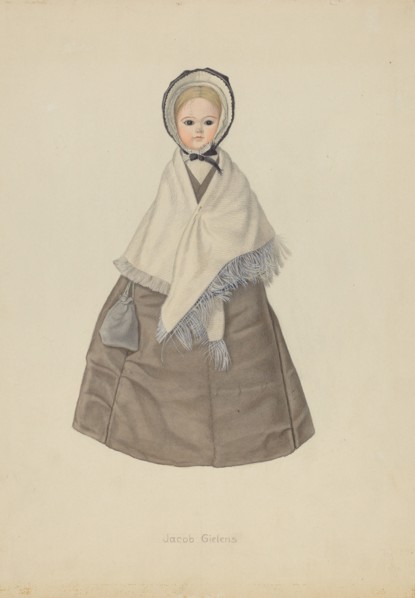 Quaker Doll, 1935/1942. Creator: Jacob Gielens.