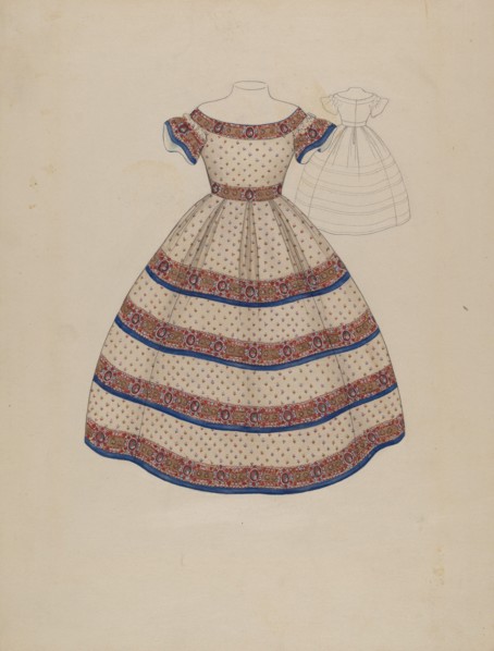 Child's Dress, c. 1936. Creator: Melita Hofmann.