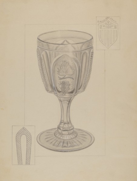 Goblet, c. 1936. Creator: Gertrude Lemberg.
