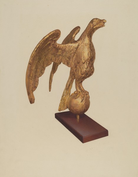 Eagle, c. 1938. Creator: Jane Iverson.