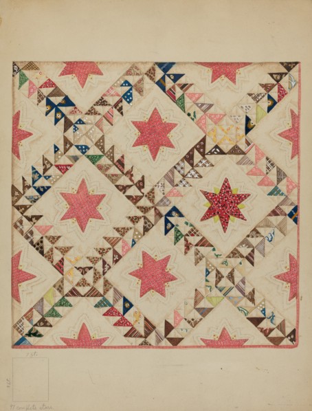 Bedspread, c. 1939. Creator: Henry Granet.