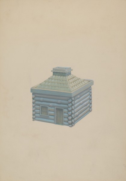 Box (Log Cabin), c. 1939. Creator: Henry Moran.