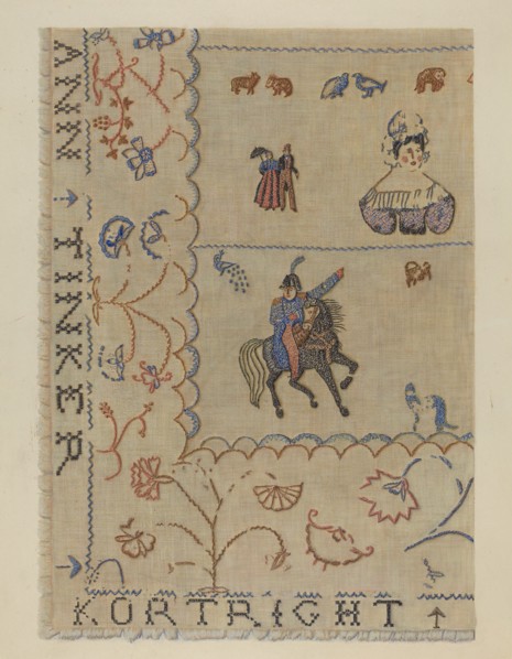 Coverlet, c. 1941. Creator: Regina Henderer.