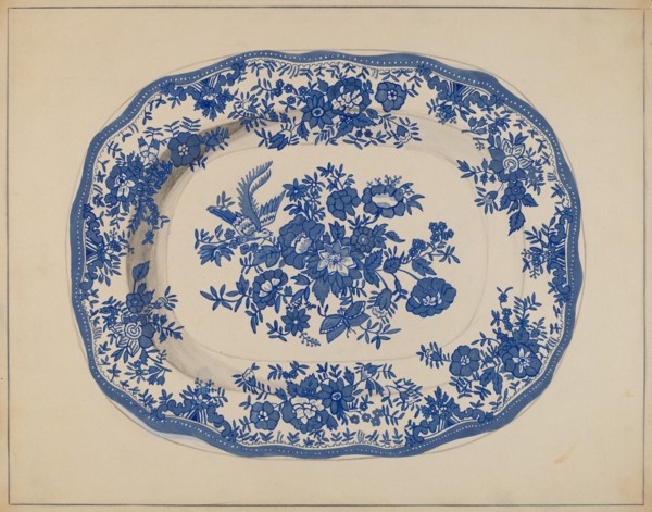 Plate, probably 1937. Creator: Katherine Hastings.